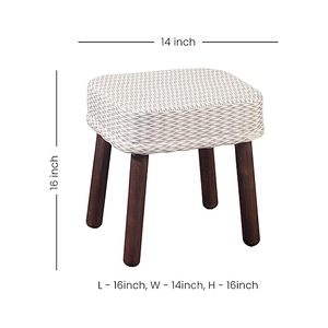 Tabouret rembourré moderne personnalisé avec un coussin supérieur lisse pour un confort élégant et une touche d'élégance au quotidien à la maison - Product Image 3