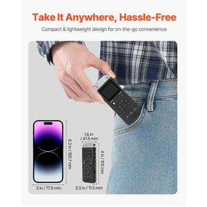 Grabadora de Voz Digital de 128 GB, Dispositivo de Grabación de Audio con Reproducción, Contraseña USB, 8730 Horas de Grabación Activada por Voz, Alta Capacidad - Product Image 6