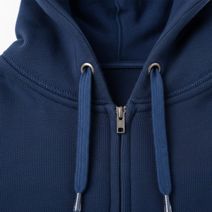 Conjunto deportivo de lana personalizado para hombre, chaqueta con capucha y cremallera completa de algodón grueso, pantalones con elástico en la parte inferior, conjunto de dos piezas - Product Image 6