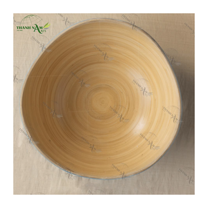 Ensemble de bols en bambou légers, écologiques, réutilisables, vaisselle en bambou faite à la main, fabricant vietnamien, vaisselle pour fête, passe au lave-vaisselle - Product Image 4