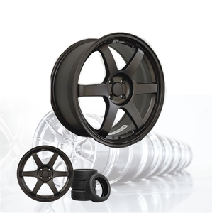 ล้อรถยนต์อลูมิเนียมอัลลอย 3R สีบรอนซ์ควันบุหรี่ JDM ขนาด 15 นิ้ว 4 รู 100 04115-V24 - Product Image 2