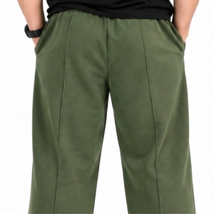 Custom <b>Men</b> Side Pockets Casual <b>Trousers</b> <b>Elastic</b> Waist Drawstring Sweatpants Relaxed Fit And <b>For</b> Everyday Streetwear - Product Image 5