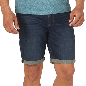 Shorts de mezclilla personalizados para hombre, estilo hip hop, cintura media, rectos, ligeros, de algodón transpirable, de secado rápido, ecológicos, resistentes al viento, de alta calidad - Product Image 4