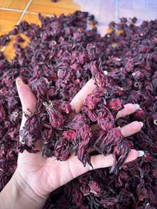 Fleurs d'hibiscus séchées naturelles, ingrédient pour thé en fleurs, thé en vrac, thé aux herbes santé pour boissons, desserts et transformation alimentaire - Product Image 4