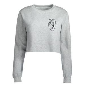 Hoodie long personnalisé pour femme, style streetwear, avec manches bouffantes, en velours tricoté, logo imprimé numériquement, 100% coton - Product Image 3