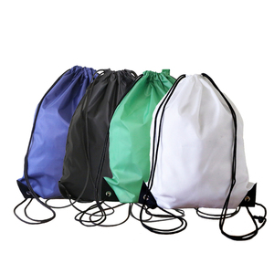 Large Nylon Mesh <b>Drawstring</b> <b>Backpack</b> with Shoe Bag 30-40L Waterproof for Swimming Gym Yoga Beach & Travel - Product Image 5
