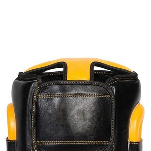 Protector de cabeza de boxeo de color amarillo negro, casco de boxeo juvenil para hombres, equipo de protección de Taekwondo, protectores de cabeza de Taekwondo - Product Image 4