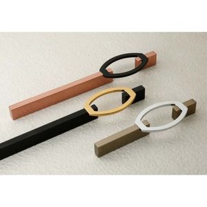 Eco Friendly Aluminum Furniture <b>Handle</b> Modern Dresser Wardrobe <b>Door</b> Cabinet Drawer <b>Pulls</b> Durable Easy Installation Adjustable - Product Image 3