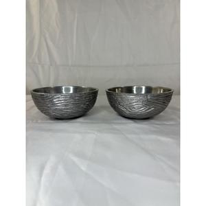 Juegos de regalo de cuencos para servir hechos a mano, platos de metal para exhibición en mesa, cuencos únicos para servir bocadillos y galletas, artículos de decoración para el hogar. - Product Image 4