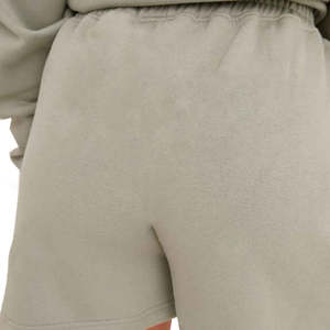 Conjunto Deportivo Personalizado para Mujer, Dos Piezas, Sudadera y Pantalones Cortos, Chándal para Mujer, 100% Algodón, Tallas Grandes - Product Image 6