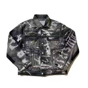 Chaqueta vaquera occidental para hombre OEM, mezclilla rígida, corte regular, para marcas occidentales, producción al por mayor de marca privada - Product Image 6
