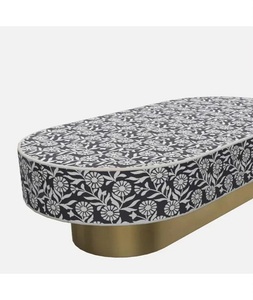 Table basse de luxe en os incrusté, forme personnalisée, fabriquée à la main, pour la décoration du salon, de F S INTERNATIONAL Uttar Pradesh - Product Image 5