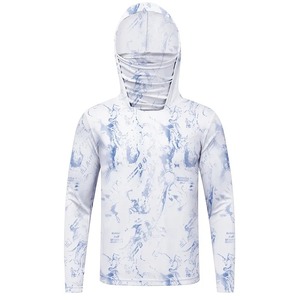 New Design Sublimation Waterproof Breathable Quick Dry UPF 50+ Fishing Clothing Unisex <b>Lightweight</b> Shirts Long Sleeve <b>Hoodie</b> - Product Image 4