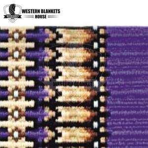 Tapis de selle de dressage à motifs de concepteur occidental équestre lourd personnalisé rembourrage antidérapant en laine - Product Image 5