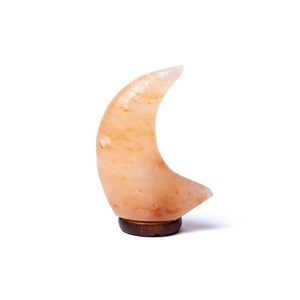 Modern Himalayan <b>Moon</b> Salt Lamp Best Selling <b>Moon</b> Shaped <b>Crystal</b> Table Light with OEM Size Private Label Supplier Services - Product Image 1