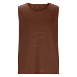 Débardeurs de sport pas chers pour hommes, débardeurs sans manches pour garçons, débardeurs de musculation en tissu gaufré - Product Image 4