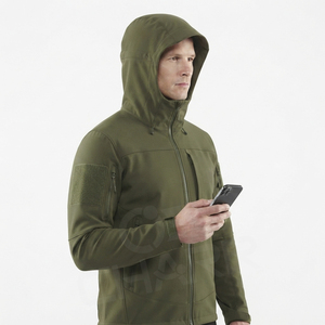 Veste coupe-vent imperméable de haute qualité, softshell, sport, extérieur, polyester, polaire, pluie, tactique, hiver, hardshell, chasse, coupe-vent - Product Image 3