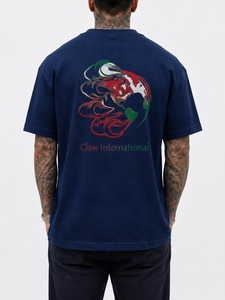 T-shirts pour hommes en coton épais de haute qualité, vierges, simples, personnalisables, à manches courtes et épaules tombantes, vente en gros - Product Image 4