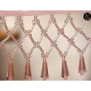 Adornos de Flecos Rosados Ecológicos con Cuentas y Borlas, Pedrería de Cristal 3D para Decoración de Cortinas, Ropa, Vestidos, Bolsos y Zapatos - Product Image 1