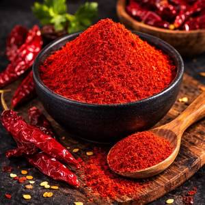 Poudre de piment rouge séché premium biologique, épice fraîche et épicée pour une couleur intense, une saveur audacieuse, un goût authentique, export en vrac, Desi - Product Image 5