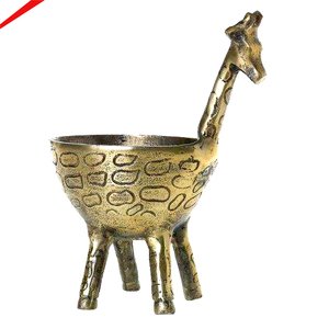 High Quality Handmade Gold Finished Metal Deer Design <b>Serving</b> <b>Bowl</b> for Hotel Restaurant Bar Party <b>Christmas</b> Decorations - Product Image 5