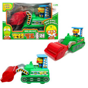 Pororo Heavy Equipment Roller Gear <b>Toy</b> Car Friction <b>Toy</b> <b>Vehicle</b> - Product Image 1
