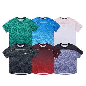 Wholesale New Breathable Sports Sublimation Soccer Jersey Custom Retro Football T Shirt With Reflective Strip - Product Image 2
