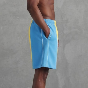 OEM/ODM 100% Cotton Solid <b>Gym</b> Men's <b>Shorts</b> 2 Color Side Pockets Comfortable Breathable Elastic Waist High Quality - Product Image 5