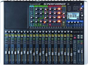 Mezclador de Audio Digital de 24 Canales y Controlador de Iluminación MULTI FUNCION Si Performer 2 - Product Image 4