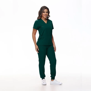 Uniforme Médico Elástico de Punto para Doctoras y Enfermeras, Duradero, Dental, Pediátrico, de Secado Rápido, Ropa de Trabajo para el Cuidado de la Salud, Conjunto de Uniformes para Mujer - Product Image 5