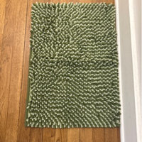 Tapis de bain en chenille rayé moderne Junxi personnalisé, dégradé de couleurs, antidérapant, absorbant, pour la maison, la cuisine, la salle de bain, les toilettes, la porte - Product Image 3