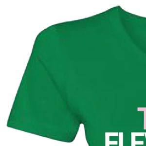 5.AKA The Eleven Club 11 Camiseta verde de algodón premium con cuello redondo, manga corta, suave, transpirable, informal, para mujer - Product Image 5