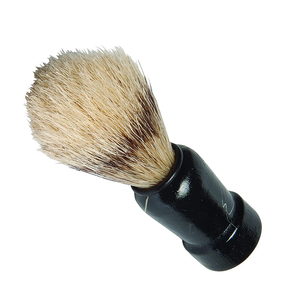 Wholesale Wood Handle Facial Beard Cleaning Brush Black Color Smooth Portable Shaving <b>Cream</b> Brush Badger Beard Brush - Product Image 5