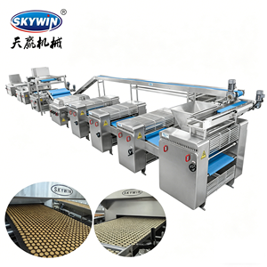 Horno de Túnel Totalmente Automático de Gran Capacidad, Máquina para Hacer Galletas de Coco, Línea de Producción de Galletas Danesas para Uso en Plantas - Product Image 1