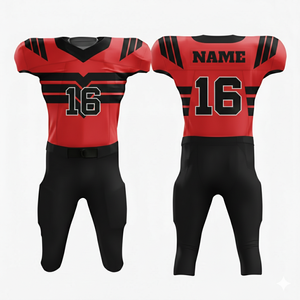 ชุดยูนิฟอร์มอเมริกันฟุตบอลระดับมืออาชีพ 7V7 ไซส์ใหญ่พิเศษ สำหรับผู้ใหญ่ - Product Image 1