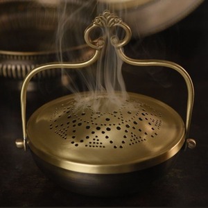 Stainless Steel <b>Incense</b> <b>Burner</b> <b>Holder</b> Aromatherapy Diffuser for Home Decor All-Season Use Elegant Arabic Mabkhara Metal - Product Image 3