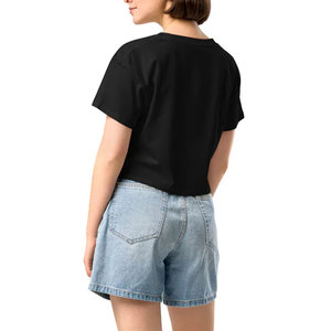 Reasonable Price Breathable High Performance Lightweight Best Service Slim Fit Short Sleeve Custom Logo Printed Women <b>Crop</b> <b>Top</b> - Product Image 3