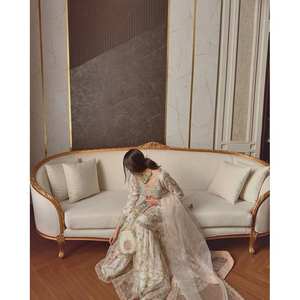 ชุดปาร์ตี้ชุดท็อปและล่างสุดสวยของผู้หญิงพร้อมชุด dupatta - Product Image 3