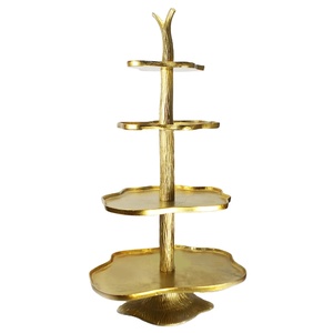 4 Tier luminum iisplay and tand edding Ake ererving Ray arty arecoration able enterenterood OOD y Snack Ray Ake Tool - Product Image 1