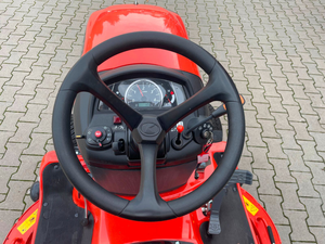 Red Riding Lawn Mower Mini Garden Tractor Compact Grass <b>Cutter</b> with Seat and Cargo Rack - Product Image 6