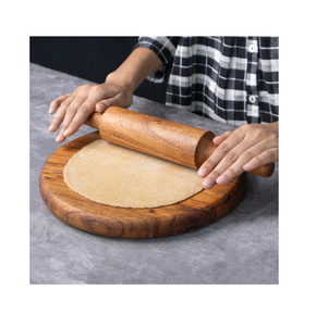 Acacia Wood <b>Rolling</b> <b>Pin</b> and Board for Roti Chapati Daily <b>Rolling</b> <b>Pin</b> With Smooth Finish And <b>Rolling</b> <b>Pin</b> For Cookie Roller <b>Pin</b> - Product Image 1