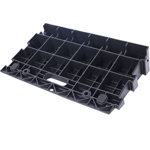 Struttura a gradini ad incastro con soglia in plastica resistente per auto portatile 4 \ "ad alta durata capacità di carico 6600 libbre - Product Image 6