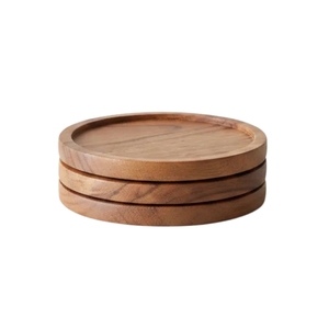 SUPER VENTAS Posavasos de Madera Ecológicos de Alta Calidad, Personalizables, Sostenibles y de Moda para Protección de Bebidas - Product Image 1