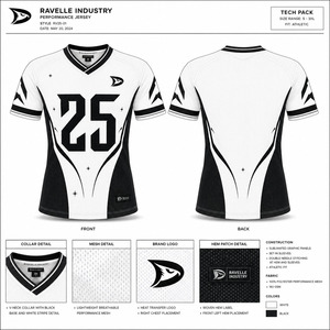 เสื้อทีมกีฬาตาข่ายระบายอากาศสีขาวดำสไตล์เรโทร Y2K สำหรับผู้ชาย รับผลิตตามสั่งพร้อมโลโก้ OEM ขายส่ง - Product Image 6