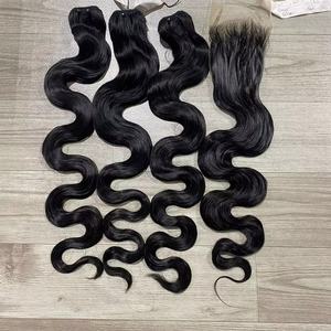 Extensiones de Cabello Virgen Peruano Remy Sin Procesar, Onda Italiana, Onda Natural, Onda Suelta Profunda, Trama Plana, Trama Doble a Máquina - Product Image 1