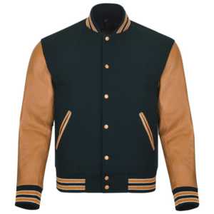 Veste universitaire personnalisée pour homme, bordures côtelées rayées, fermeture à boutons pression, parfaite pour un usage unisexe, veste en laine de haute qualité - Product Image 3