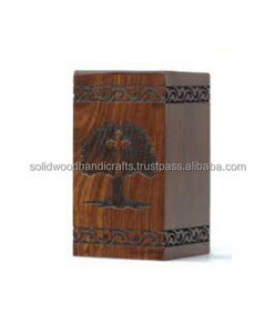 Urnes pour cendres adultes avec urnes funéraires de haute qualité Urnes funéraires pour hommes et femmes Urne décorative faite à la main - Product Image 4