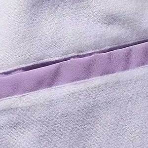 Chaqueta Cortavientos Unisex con Capucha y Bloques de Color Morado, Cierre de Cremallera y Bolsillos Delanteros, Ropa Deportiva de Otoño - Product Image 5