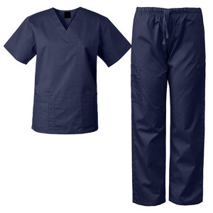 Customized Medical Nursing V-Neck Male Scrubs Hospital Clinic Scrubs <b>Top</b> Jogger Nursing Uniform - Product Image 2