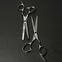 Ensemble de ciseaux professionnels pour la coupe et l'éclaircissement des cheveux, best-seller, pour salon de coiffure, en acier inoxydable, lame affûtée